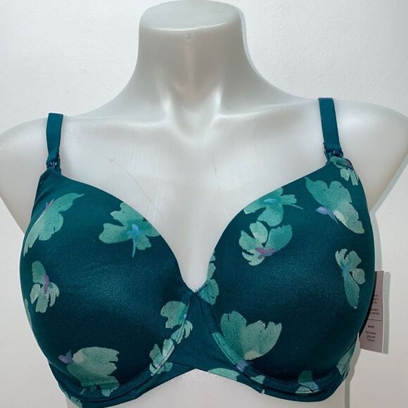 🔥AUDEN NURSING BRA Nursing clips easily release with one hand SZ 34D New - Picture 1 of 10